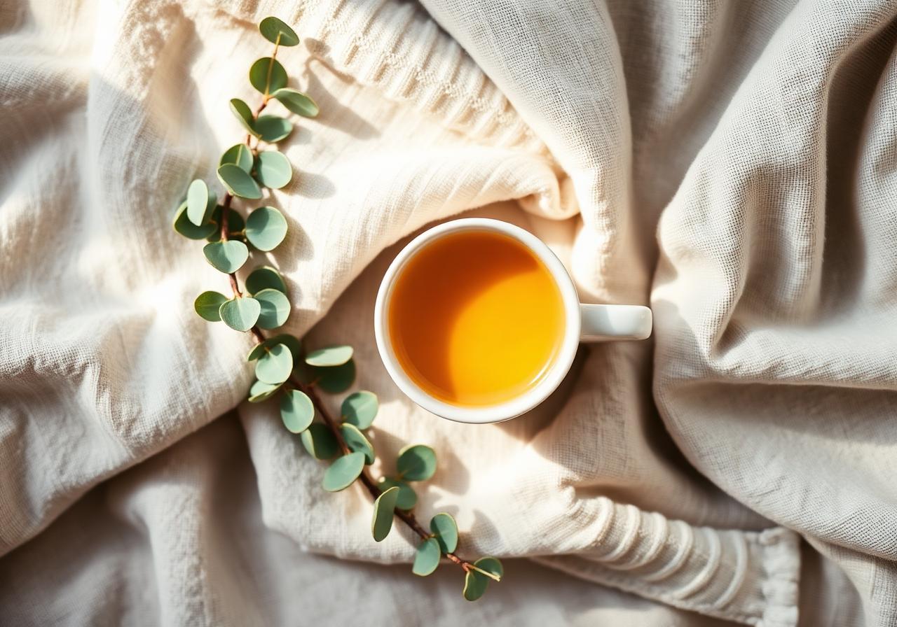 Wellness flatlay